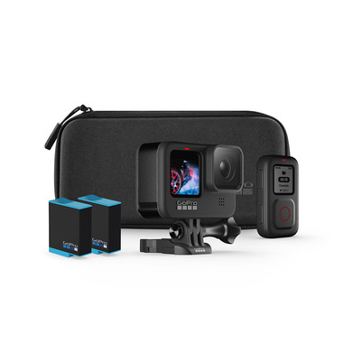 GoPro HERO9 Black - 2 batterie, telecom e custodia